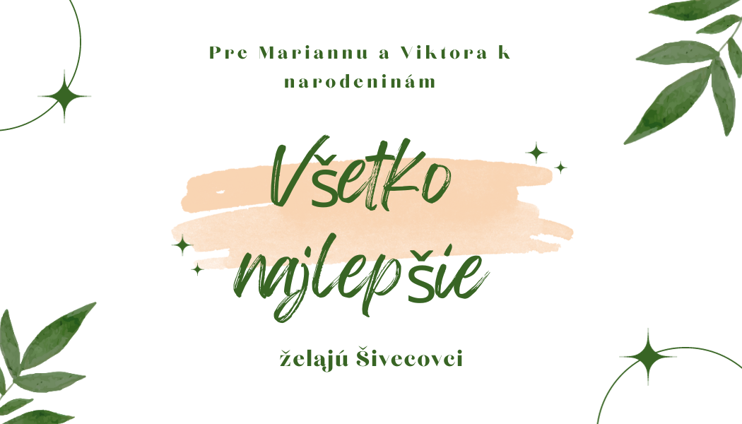 Všetko najlepšie